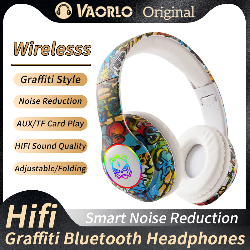 Outdoor Sport Activities For Kids - Graffiti Bluetooth Kopfhörer LED Licht Spiel