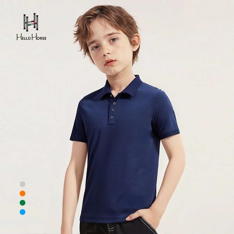 Polo Shirt Equestrian - Hellohorse Reitsport-Ausrüstung Atmungsaktives Reiter-T-Shirt - Dehnbares,