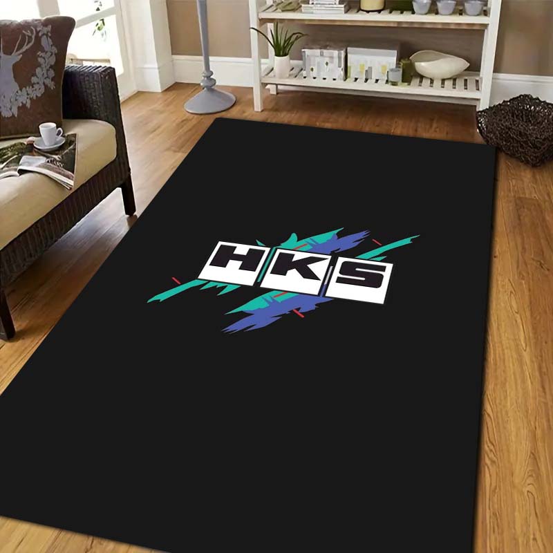 Outdoor Sport Flooring - 3D Racing H-HKS Druckteppich, rutschfester Bodenteppich,