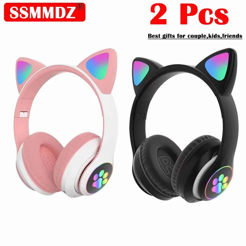 Outdoor Sport Activities For Kids - 2 Stück kabelloses Headset, Bluetooth-Musikkopfhörer, Farbverlauf,