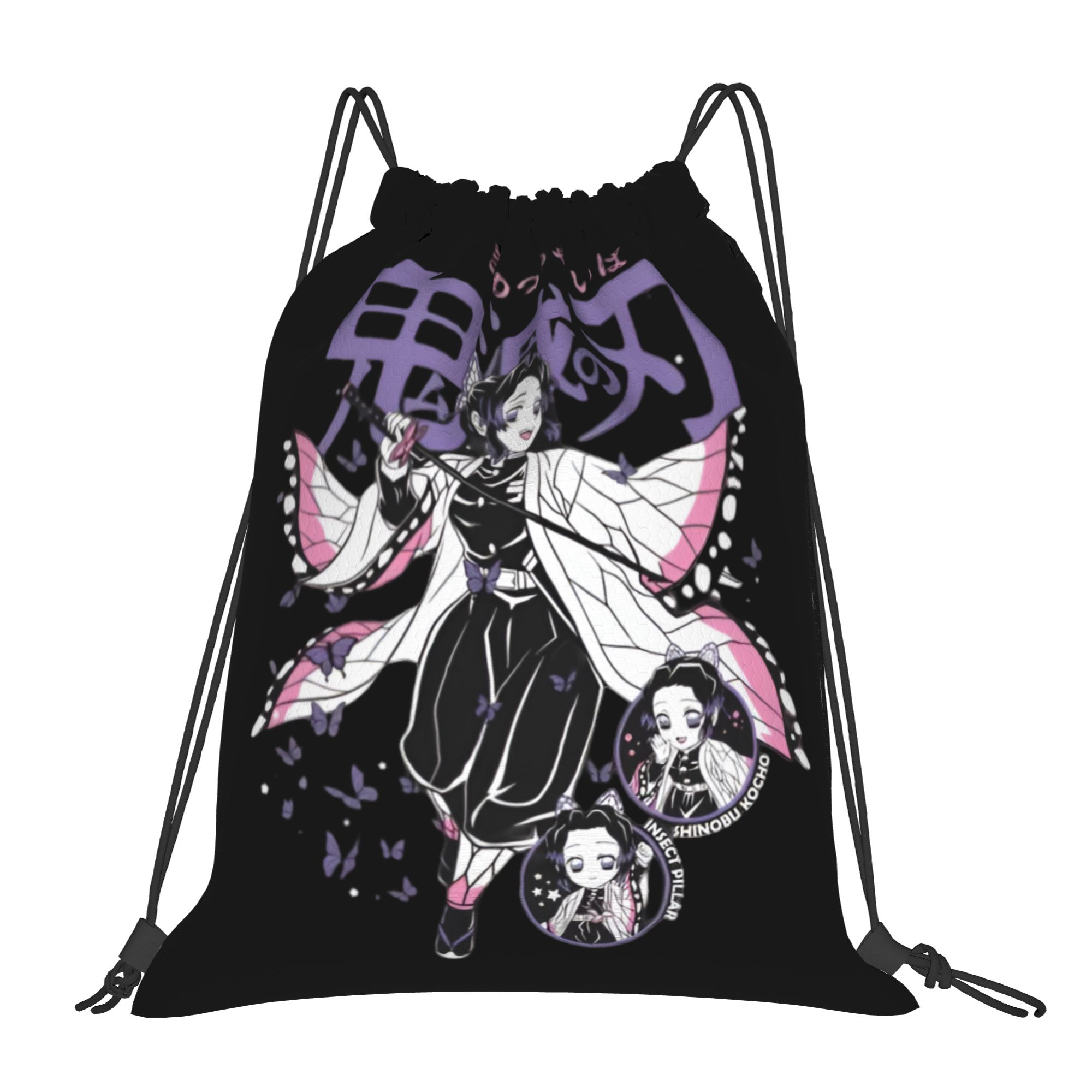 Outdoor Sport Backpack - Benutzerdefinierte Demon Slayers Kordelzugtaschen für Damen