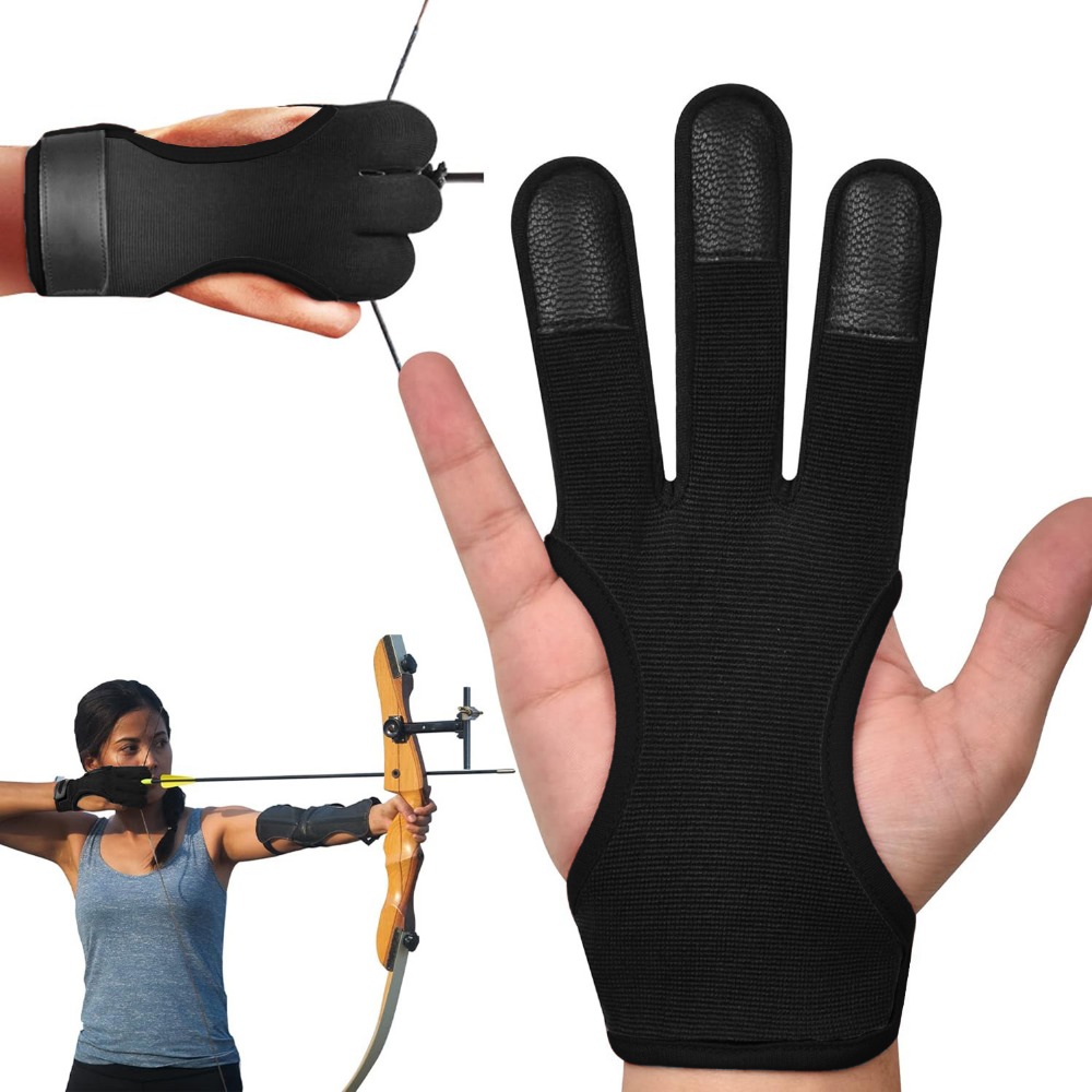 1 Stück Bogenschießen 3-Finger – Outdoor Sport Gloves Bewertung und Preis