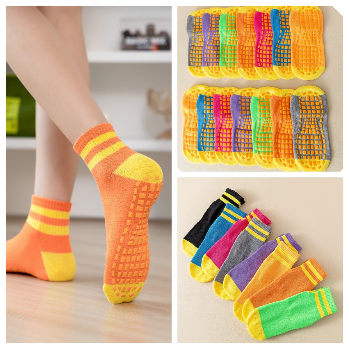 10 Paar Pack Trampolin-Socken  – Trampoline Park Sock Bewertung und Preis