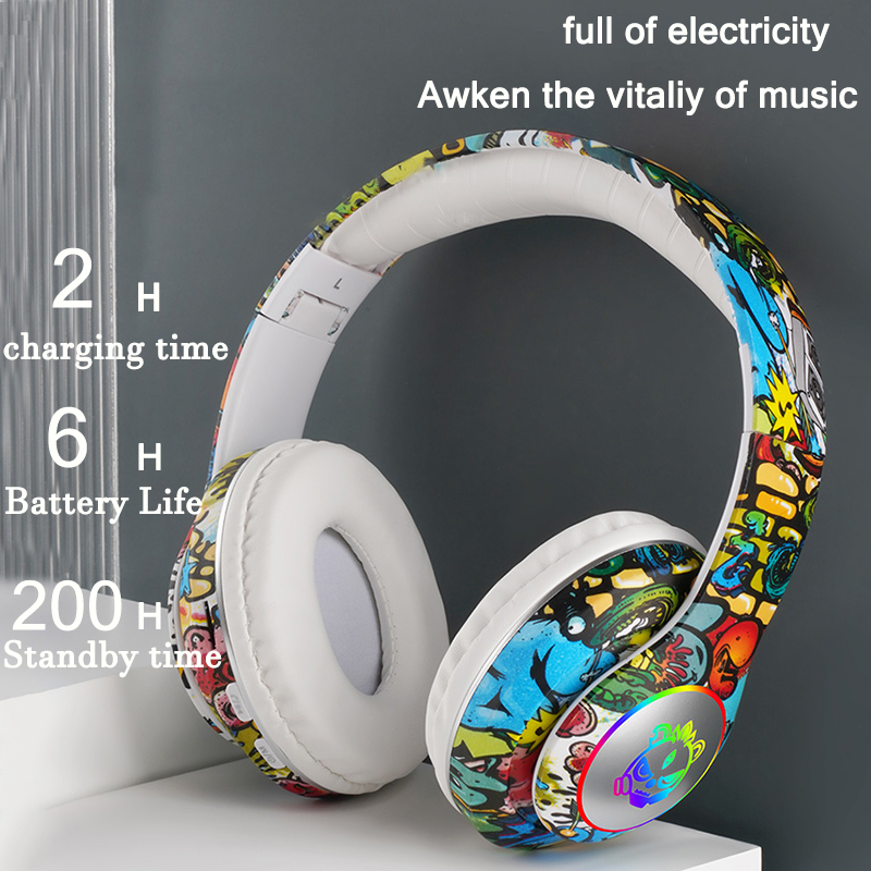 Graffiti Bluetooth Kopfhörer L – Outdoor Sport Activities For Kids Bewertung und Preis