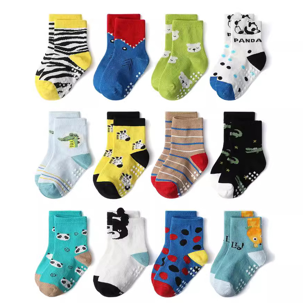 1/6/12 Paar Kindersocken-Sets  – Trampoline Park Sock Bewertung und Preis