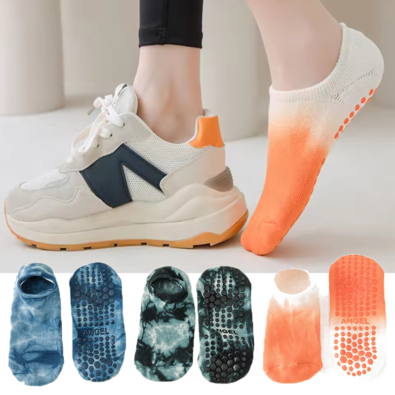 Bunte Anti-Rutsch-Yoga-Socken  – Trampoline Park Sock Bewertung und Preis