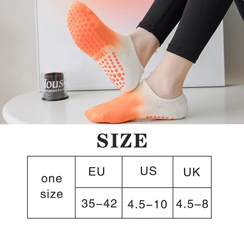 Bunte Anti-Rutsch-Yoga-Socken  – Trampoline Park Sock Bewertung und Preis