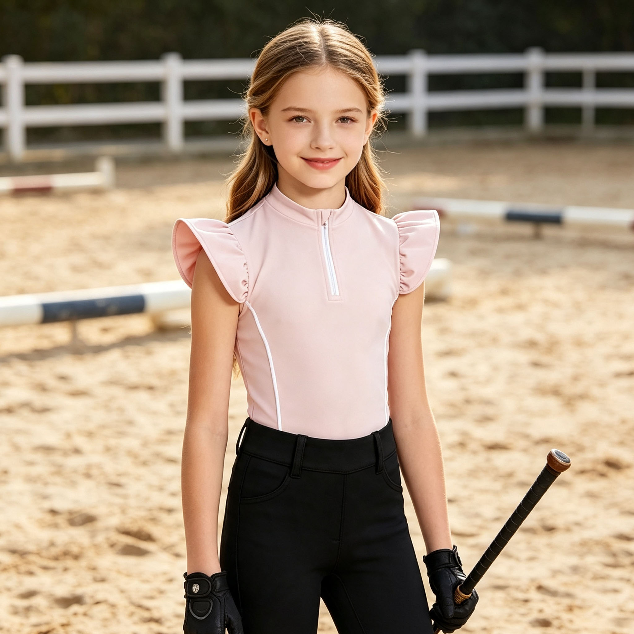Kinder Mädchen Reitshirt Obert – Polo Shirt Equestrian Bewertung und Preis