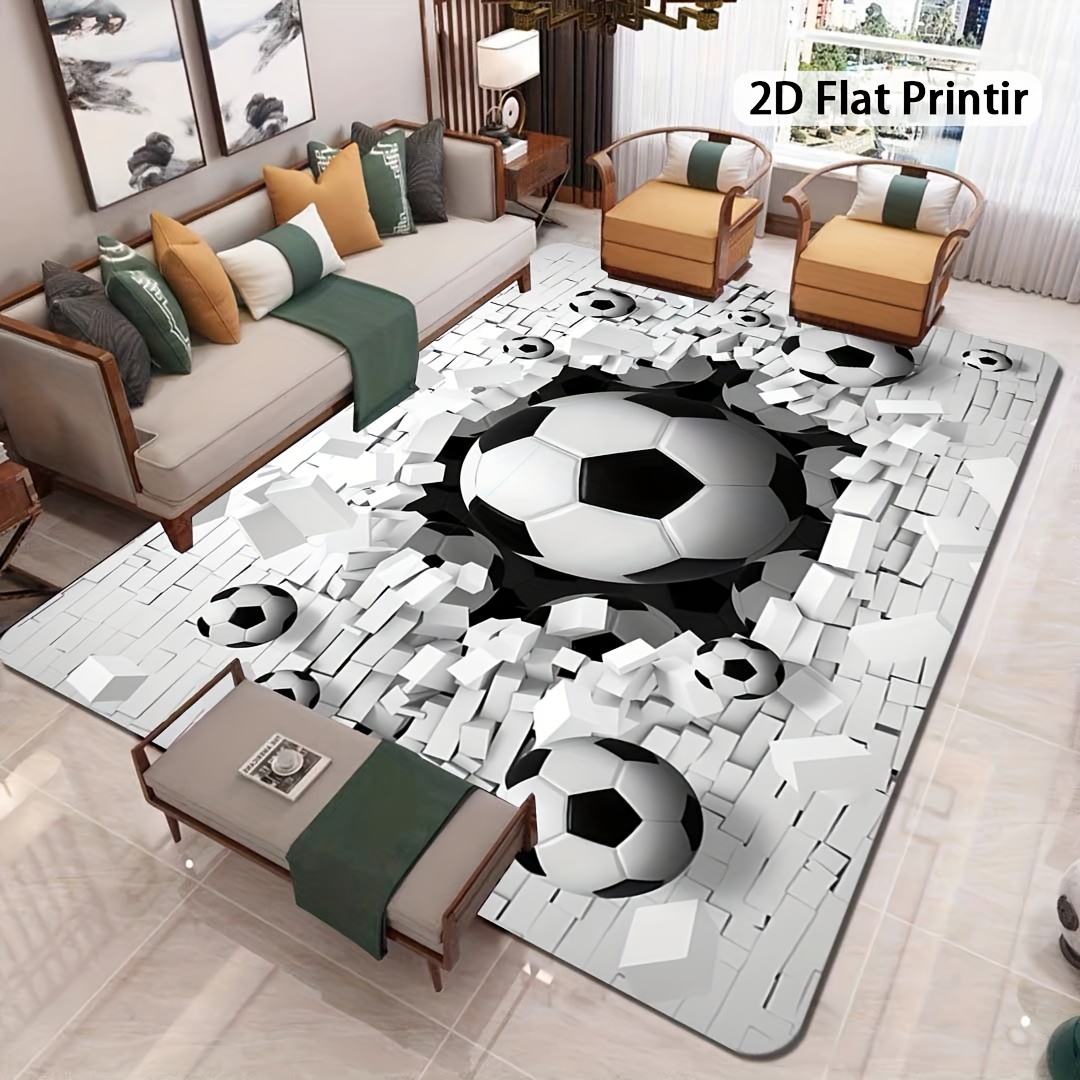 Fußball 3D-Effekt Teppich Flan – Outdoor Sport Live Bewertung und Preis