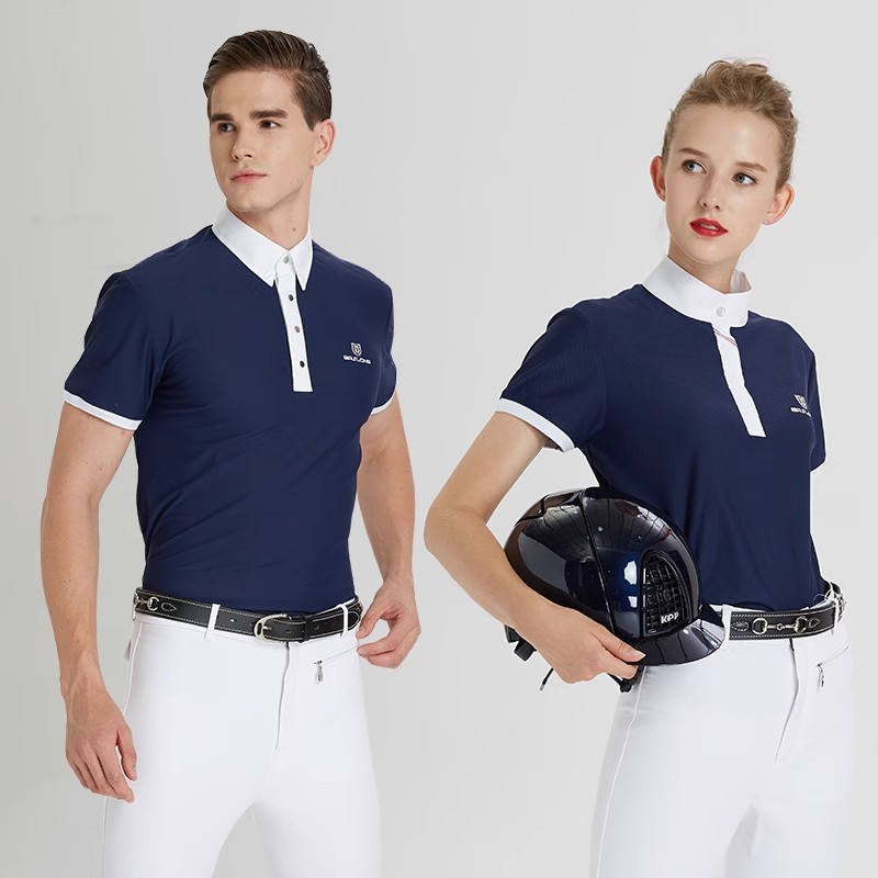 Reitsport-T-Shirt Poloshirt Pr – Polo Shirt Equestrian Bewertung und Preis