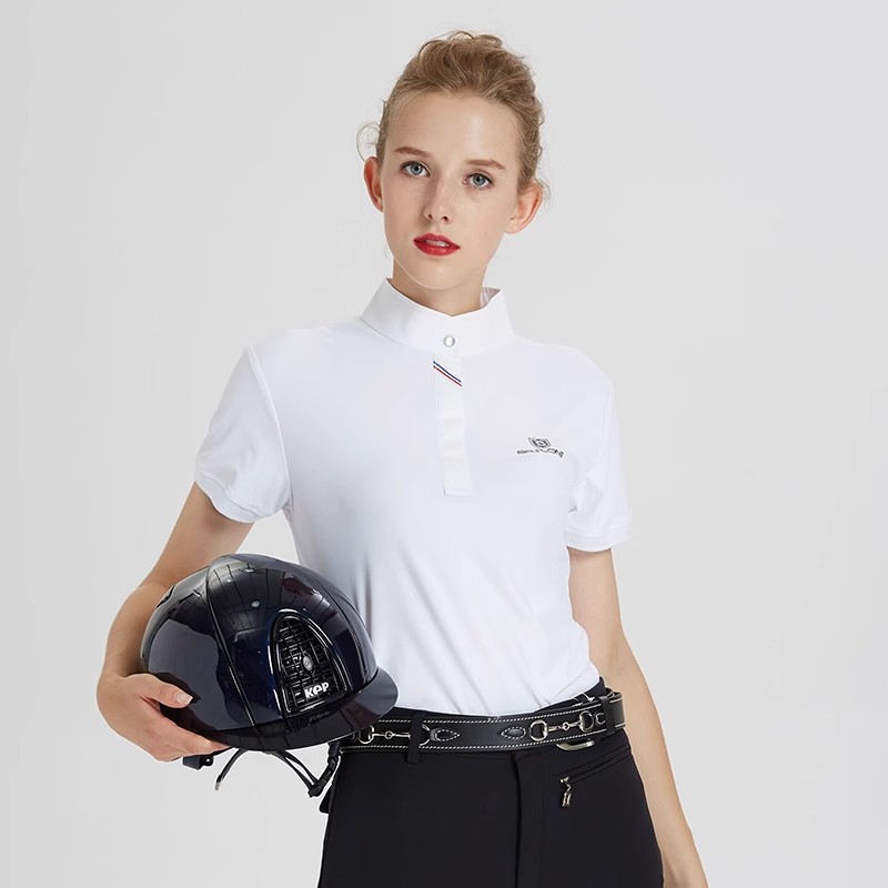 Reitsport-T-Shirt Poloshirt Pr – Polo Shirt Equestrian Bewertung und Preis