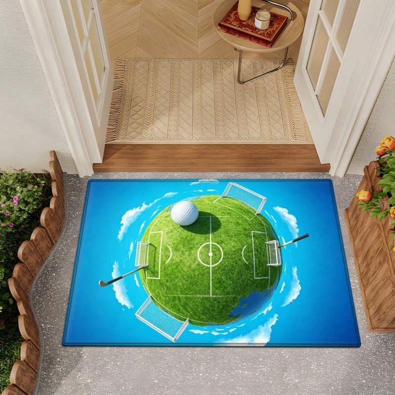 Schwarz-Grauer Wirbel-Fußball- – Outdoor Sport Flooring Bewertung und Preis