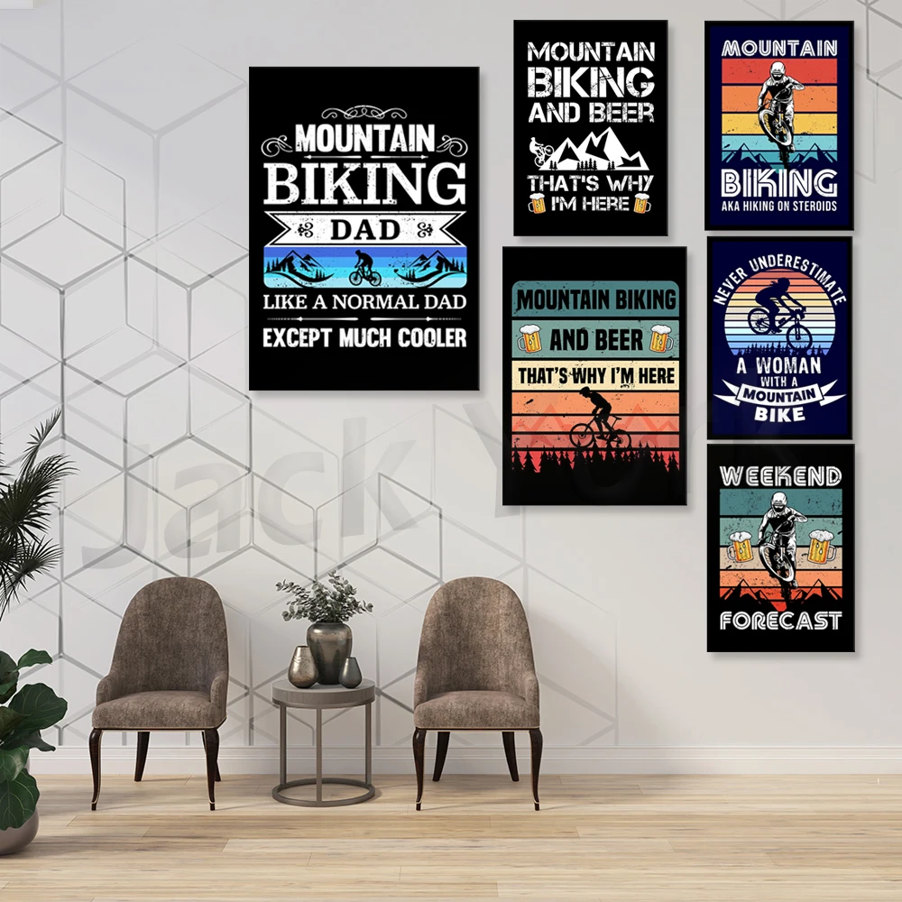 Go Mountain Bike Druck Leinwan – Outdoor Sport Live Bewertung und Preis